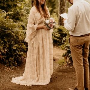 Boho Elopement/Maternity Gown